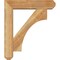 Ekena Millwork Westlake Craftsman Rough Sawn Bracket w/ Offset Brace, Western Red Cedar, 6"W x 24"D x 28"H BKT0604X24X28WTL04RWR - alternate 2